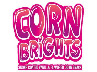 CORN BRIGHTS SUGAR COATED VANILLA FLAVORED CORN SNACK logo