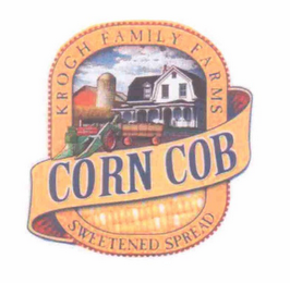 CORN COB KROGH FAMILY FARMS SWEETENED SPREAD logo