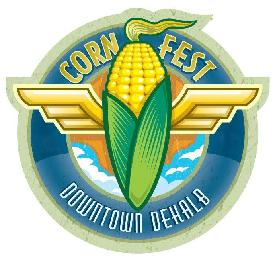 CORN FEST DOWNTOWN DEKALB logo