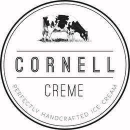 CORNELL CREME PERFECTLY HANDCRAFTED ICECREAM logo