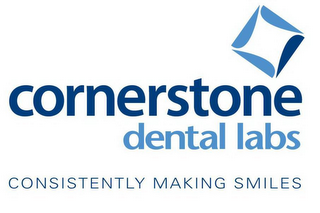 CORNERSTONE DENTAL LABS CONSISTENTLY MAKING SMILES logo