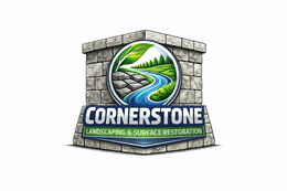 CORNERSTONE LANDSCAPING & SURFACE RESTORATION logo