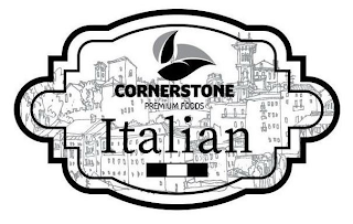 CORNERSTONE PREMIUM FOODS ITALIAN logo