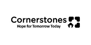 CORNERSTONES HOPE FOR TOMORROW TODAY logo