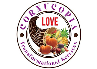 CORNUCOPIA TRANSFORMATIONAL SERVICES LOVE JOY PEACE PATIENCE KINDNESS SELF-CONTROL GENTLENESS FAITHFULNESS GOODNESS logo