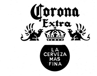 CORONA EXTRA LA CERVEZA MAS FINA logo