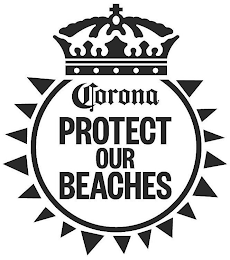 CORONA PROTECT OUR BEACHES logo