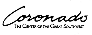 CORONADO THE CENTER OF THE GREAT SOUTHWEST logo