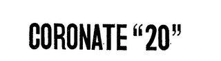 CORONATE "20" logo