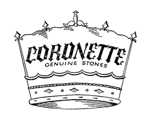 CORONETTE GENUINE STONES logo