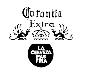 CORONITA EXTRA LA CERVEZA MAS FINA logo