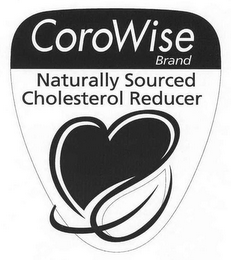 COROWISE BRAND NATURALLY SOURCED CHOLESTEROL REDUCER logo