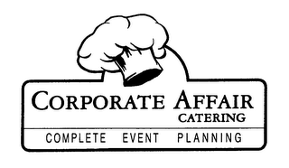 CORPORATE AFFAIR CATERING COMPLETE EVENT PLANNING logo