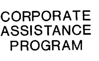 CORPORATE ASSISTANCE PROGRAM logo