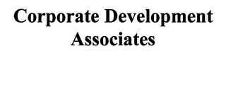 CORPORATE DEVELOPMENT ASSOCIATES logo