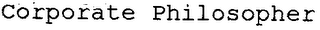 CORPORATE PHILOSOPHER logo