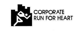 CORPORATE RUN FOR HEART logo