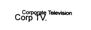 CORPORATE TELEVISION CORP TV. logo