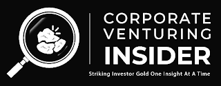 CORPORATE VENTURING INSIDER STRIKING INVESTOR GOLD ONE INSIGHT AT A TIME logo