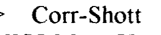 CORR-SHOTT logo
