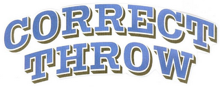 CORRECT THROW logo