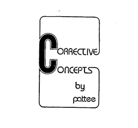 CORRECTIVE CONCEPTS BY PATTEE logo