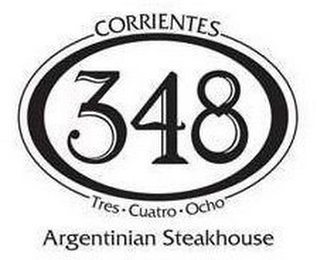 CORRIENTES 348 - TRES · CUATRO · OCHO -ARGENTINIAN STEAKHOUSE logo