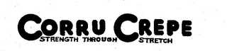 CORRU CREPE STRENGTH THROUGH STRETCH logo