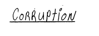 CORRUPTION logo