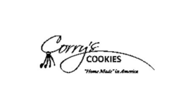 CORRY'S COOKIES "HOME MADE" IN AMERICA logo