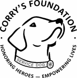 CORRY'S FOUNDATION HONORING HEROES - EMPOWERING LIVES SERVICE DOG logo