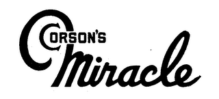 CORSON'S MIRACLE logo