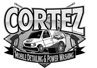 CORTEZ MOBILE DETAILING & POWER WASHING KEEPIN' IT CLEAN logo