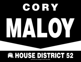 CORY MALOY HOUSE DISTRICT 52 PAID FOR BY CAMPAIGN TO ELECT CORY MALOY logo