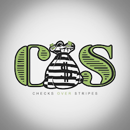 COS CHECKS OVER STRIPES logo