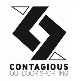 COS CONTAGIOUS OUTDOOR SPORTING logo