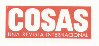 COSAS UNA REVISTA INTERNACIONAL logo