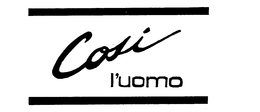 COSI L'UOMO logo