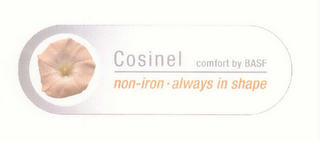 COSINEL COMFORT BY BASF NON-IRON ALWAYS IN SHAPE logo