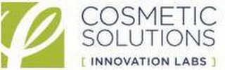 COSMETIC SOLUTIONS [ INNOVATION LABS ] logo