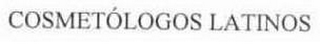 COSMETÓLOGOS LATINOS logo