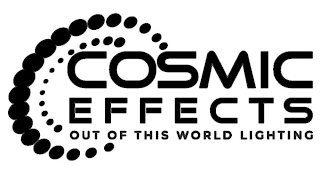 COSMIC EFFECTS OUT OF THIS WORLD LIGHTING logo