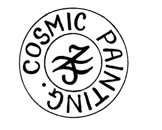 COSMIC PAINTING. ZJ logo