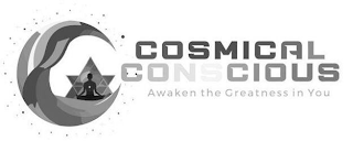 COSMICAL CONSCIOUS AWAKEN THE GREATNESS IN YOU logo