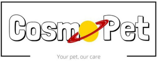 COSMOPET. YOUR PET, OUR CARE logo