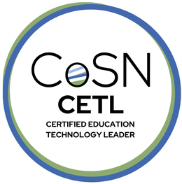 COSN CETL CERTIFIED EDUCATION TECHNOLOGY LEADER logo