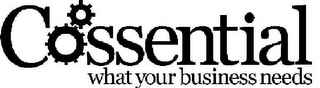 COSSENTIAL WHAT YOUR BUSINESS NEEDS logo