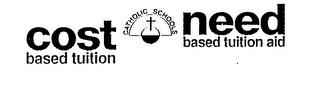 COST BASED TUITION NEED BASED TUITION AID CATHOLIC SCHOOLS logo
