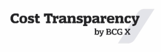 COST TRANSPARENCY BY BCG X logo