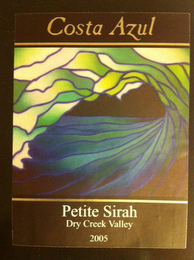 COSTA AZUL PETITE SIRAH DRY CREEK VALLEY 2005 logo